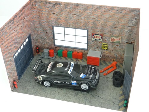 Brick auto service garage - service,