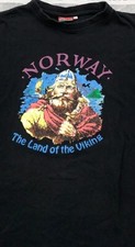 1Burzum Varg Vikernes 1993 T-shirt "Norway Land of the Viking" ULTRA RARE size L