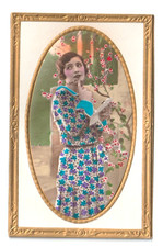 Cialda Cromo cartolina bambina