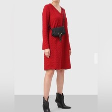 Abito rosso scollo a V