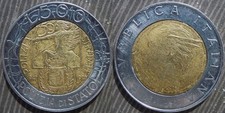 * ITALY 500 lire ND ( 1997 ) "