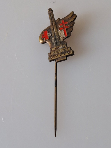 Raro distintivo croce - distintivo, rossa