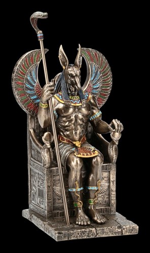 Statua anubi seduto sul - statua,