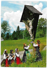 CARTOLINA DI UDINE ,COSTUMI CARNICI - FRIULI - CARNIA non viaggiata