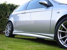 MINIGONNE / SIDE SKIRTS in ABS mod. GARBINO Style per Alfa Romeo 147 3 e 5 porte