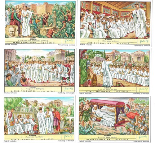 Liebig trade cards cicerone - liebig,
