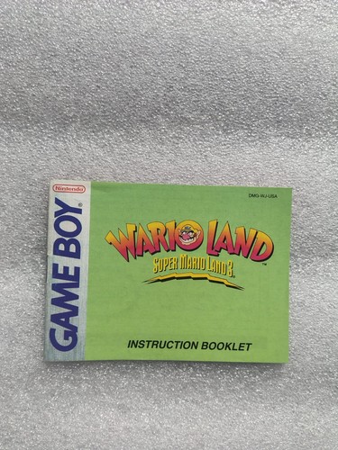 Wario land gameboy manuale - wario,