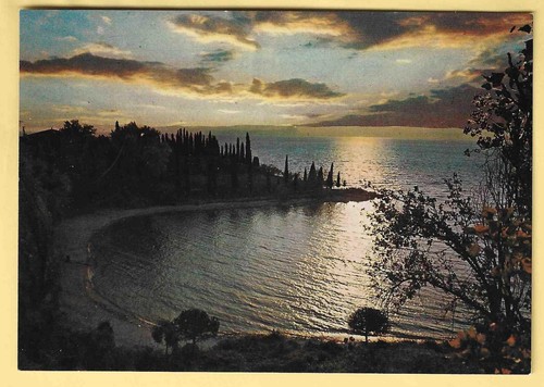 Cartolina italia lago - cartolina, di