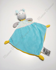 Doudou plat âne cheval zèbre - doudou,