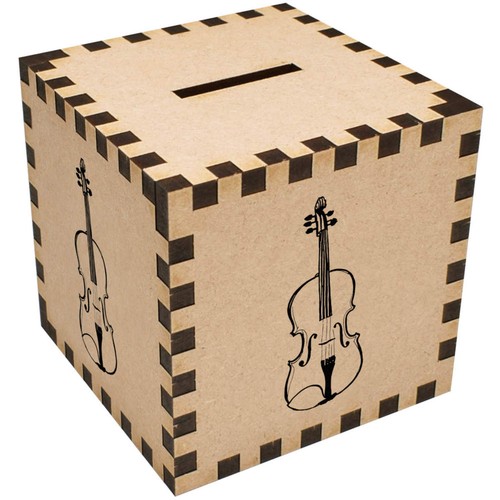 Classical violin money box - money,
