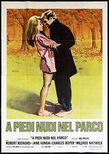 A PIEDI NUDI NEL PARCO MANIFESTO JANE FONDA 1973 BAREFOOT IN THE PARK POSTER 4F