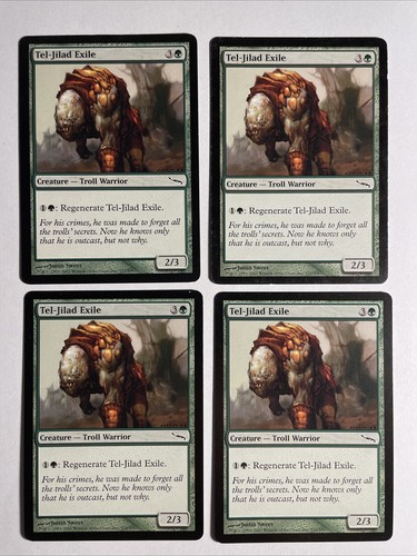 Mtg mirrodin tel jilad - 4x, tel-jilad