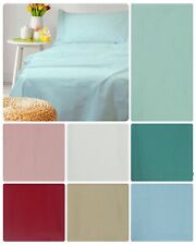 Coppia Federe Puro Cotone Percalle Qualità Extra Tessuto Pregiato Morbidissime