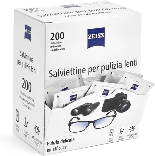 Salviettine zeiss per lenti - salviettine,