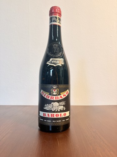 Barolo giordano 1958 - giordano,