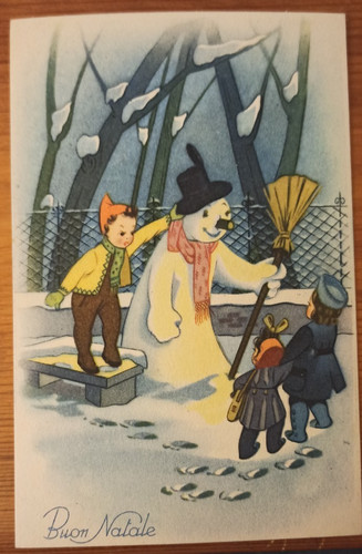 10b cartolina buon - cartolina, natale-