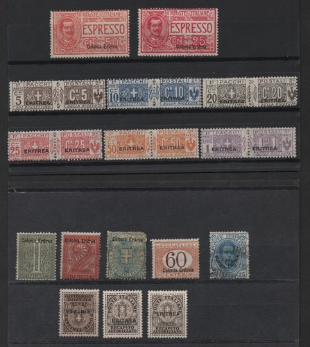 Italia eritrea 1892 1937 lotto - 1892-1937,