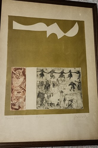 Litografia quadro numerato - litografia,