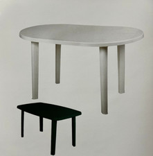 TAVOLO OVALE 140X90 - COLORE