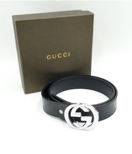 Cintura Gucci GG Supreme nera