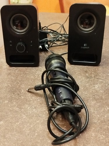 Casse logitech microfono - casse,
