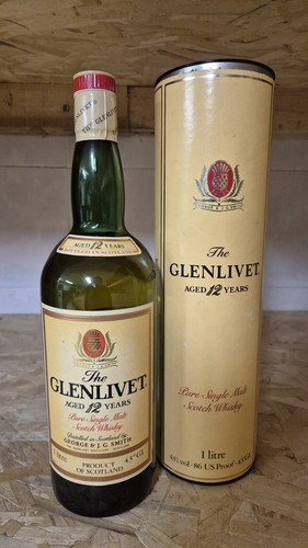 Whisky glenlivet years - 1x, 12