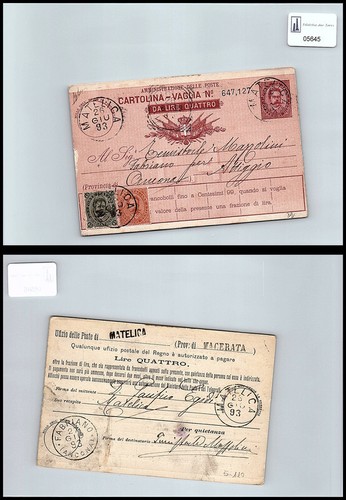 Storia postale regno - regno, da