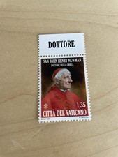 2025 Vaticano Singolo Francobollo San John Henry Newman - Dottore della Chiesa