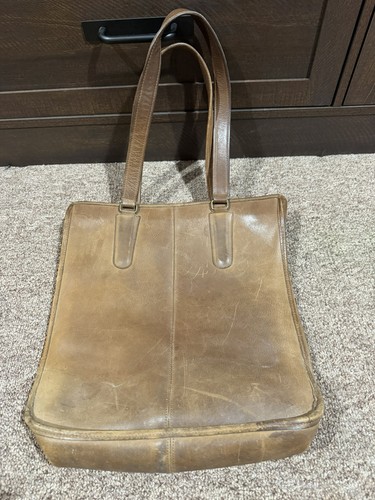 Vintage coach skinny - tote, bag