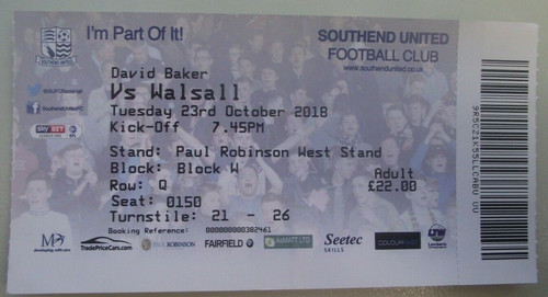 2018 southend united - united, v