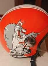 casco moto bambino  jet della serie lonely tunes taglia xxs 52 cm