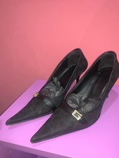 SCARPE DÉCOLLETÉ GUCCI CON TACCO, VINTAGE ORIGINALI, SENZA SCATOLA, NUMERO 38