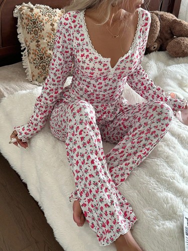 Set pigiama romantico ditsy - pigiama,