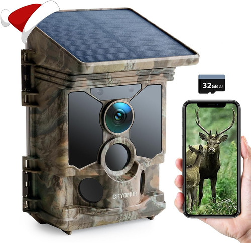 Telecamera solare per - , fauna