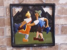 Antica targa ceramica firmata