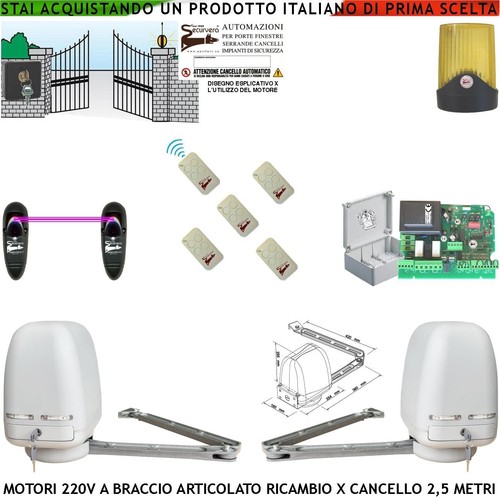 Kit automazione bracci - kit,