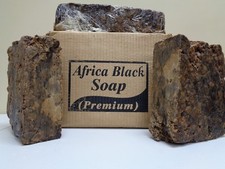 Sapone nero africano grezzo - nero,