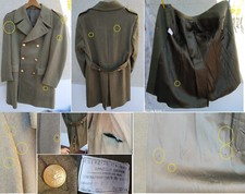 1977 - CAPPOTTO IN LANA COLOR KAKI EX E.I. ESERCITO ITALIANO.