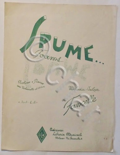 Musica spartito spume - spume...,