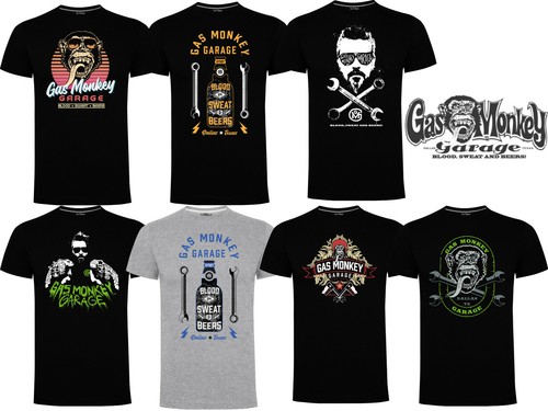 Shirt gas monkey - t-shirt, garage