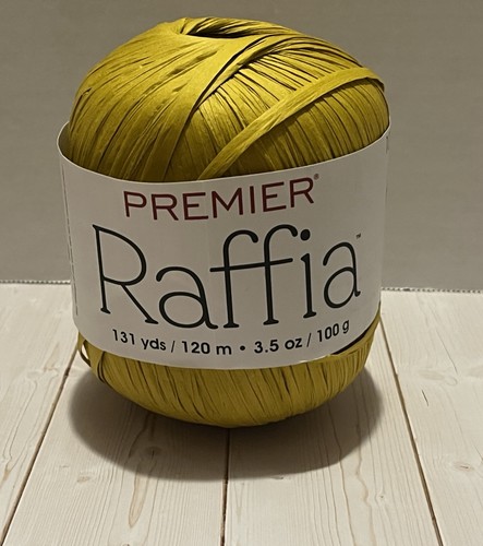 One ball premier rafia - rafia, golden