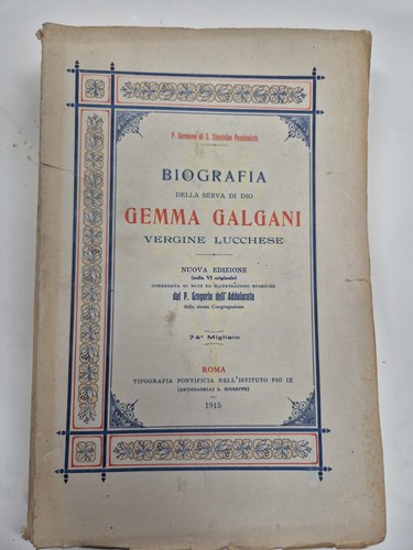 Biografia gemma galgani - galgani, del
