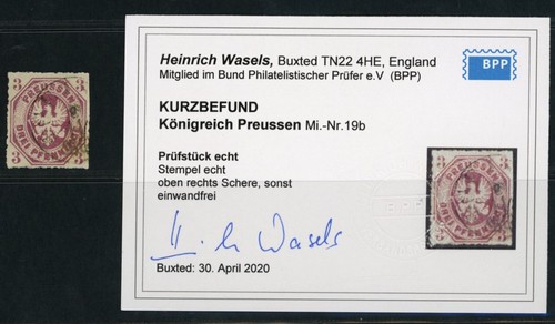 Prussia michel numero - numero, 19b