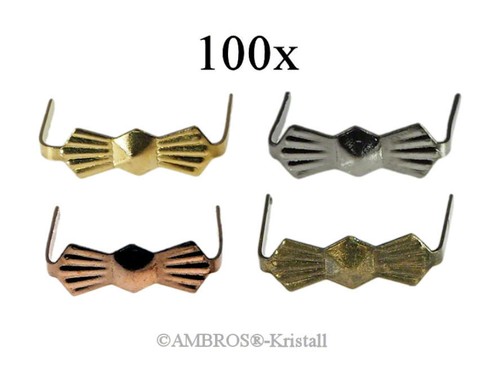 100x connettore molletta - molletta, 'a