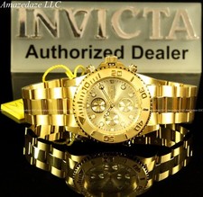 NEW Invicta Mens 44mm GOLDEN