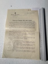 MINISTERO GUERRA NORME IMPIEGO