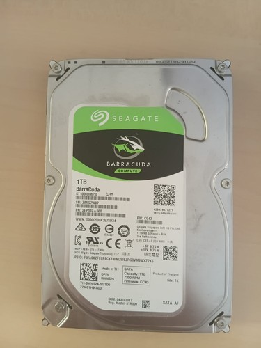 Hdd seagate barracuda 1tb - 1tb, come