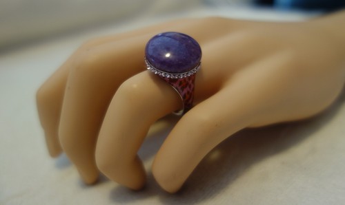 Anello sigal vero cristallo - cristallo, e