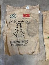 Sacchi di Juta Usati Caffè del Vietnam 70x100 cm Arredamento (15 pezzi)