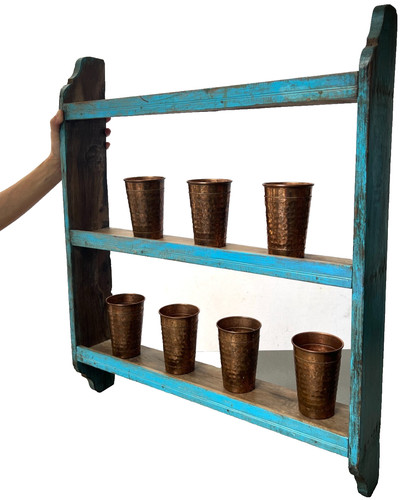 Scaffale vintage indiano art - indiano,